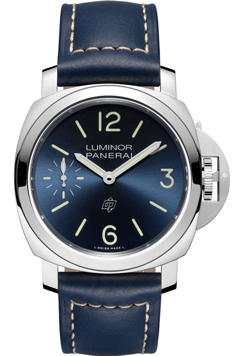 panerai watch blue face|panerai luminor pam 1085.